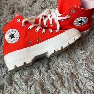 Converse High-Top Sneakers - orange